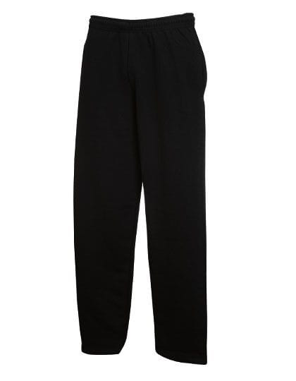 Classic Open Hem Jog Pants Black