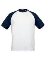 T-Shirt Base-Ball White / Navy