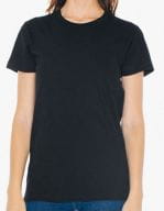 Women`s Fine Jersey T-Shirt Black