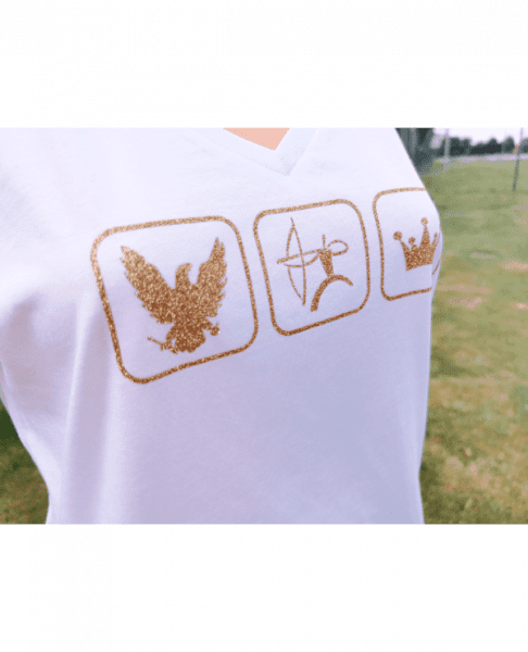 Schützenfest Symbole - das goldige Shirt für modebewusste Schützenschwestern