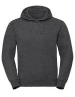 Men`s Authentic Melange Hooded Sweat Carbon Melange