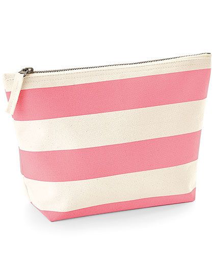 Nautical Accessory Bag Natural / Pink