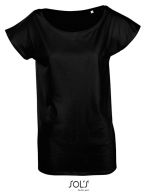Women T-Shirt Marylin Deep Black