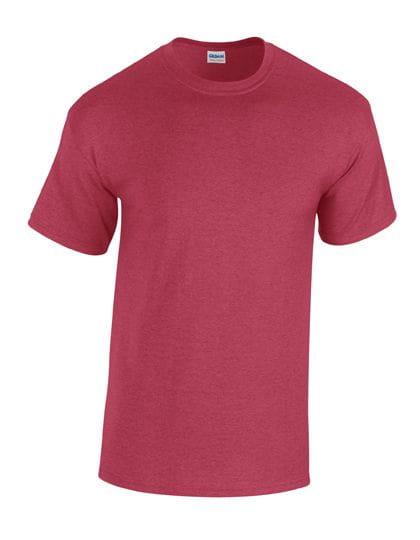 Heavy Cotton T- Shirt Antique Cherry Red (Heather)