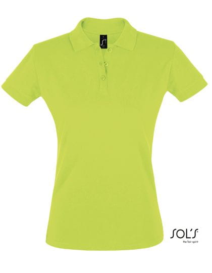 Women`s Polo Shirt Perfect Apple Green