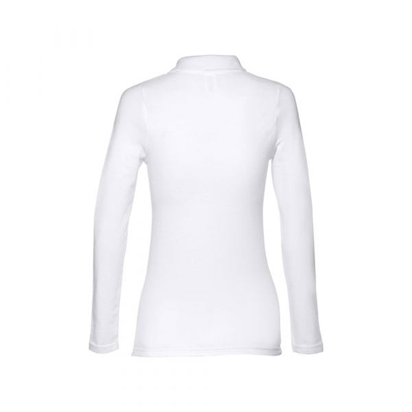 THC BERN WOMEN WH. Damen Langarm-Poloshirt Weiß