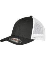 Flexfit Trucker Recycled Mesh Cap Black / White