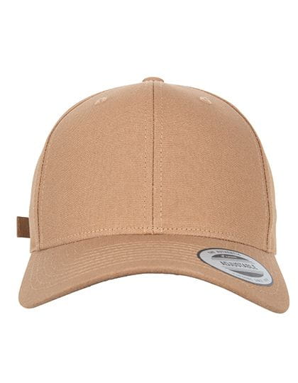 6-Panel Curved Metal Snap Cap Croissant