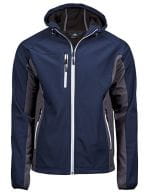 Hooded Lightweight Performance Softshell Navy / Dark Grey (Solid)