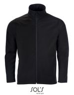 Men`s Softshell Zip Jacket Race Black