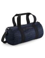 Duo Knit Barrel Bag Navy / Black
