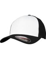 Flexfit Mesh Colored Front Cap Black / White / Black