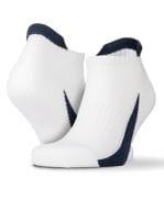 Sneaker Sports Socks (3 Pair Pack) White / Navy