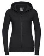 Ladies` Authentic Zipped Hood Jacket Black