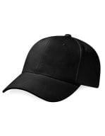 Pro-Style Heavy Brushed Cotton Cap Black