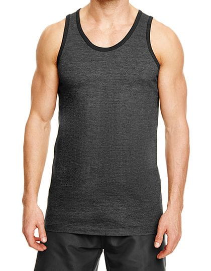 Heathered Tank Top Heather Charcoal