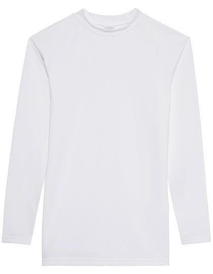 Men`s Cool Long Sleeve Base Layer Arctic White