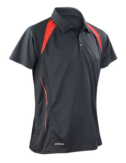 Team Spirit Polo Black / Red