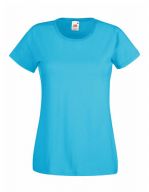 Ladies Valueweight T Azure Blue