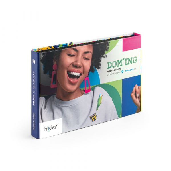 PIN & DOMING SHOWCASE. Mustermappe 2 in 1 Pin und Doming Gemischt