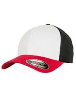 3-Tone Flexfit Cap Red / White / Black
