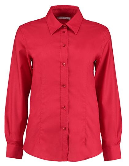 Women`s Tailored Fit Workwear Oxford Shirt Long Sleeve