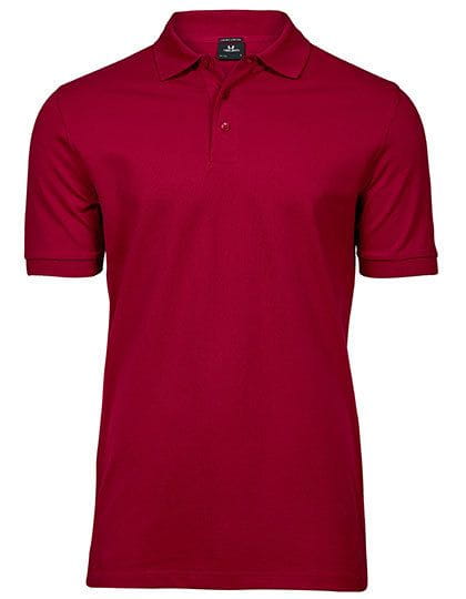 Luxury Stretch Polo Red
