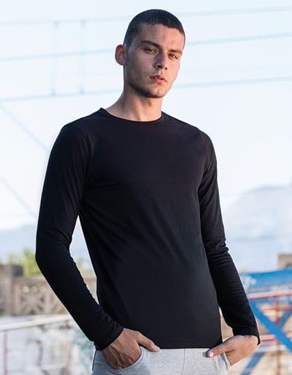 Men`s Feel Good Long Sleeved Stretch T