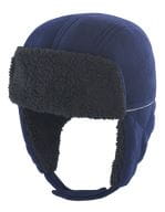 Junior Ocean Trapper Hat Navy / Black