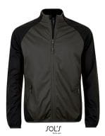 Rollings Men Softshell Jacket Dark Grey (Solid) / Black