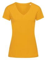 Janet Organic V-Neck Women Indian Yellow