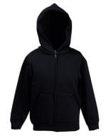 Premium Hooded Sweat Jacket Kids Black