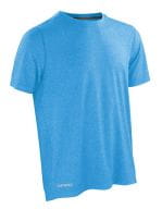 Fitness Men`s Shiny Marl T-Shirt Ocean Blue / Phantom Grey
