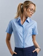 Ladies` Short Sleeve Classic Oxford Shirt