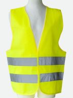 Kids` Safety Vest EN 1150 Signal Yellow
