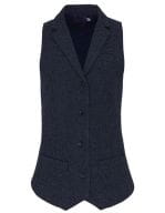 Ladies Herringbone Waistcoat Navy (ca. Pantone 2766) Ladies Herringbone Waistcoat Navy (ca. Pantone 2766)