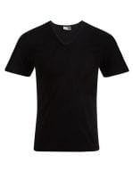 Men`s Slim Fit V-Neck-T Black