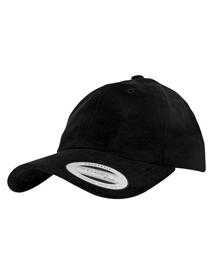 Low Profile Velours Cap Black