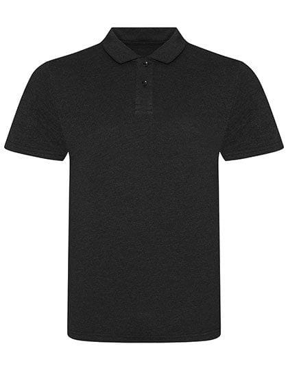 Tri-Blend Polo Heather Black