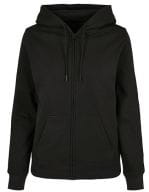 Ladies´ Basic Zip Hoody Black