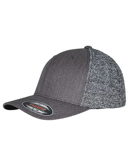 Flexfit Trucker Melange Mesh Cap Black / Grey Melange