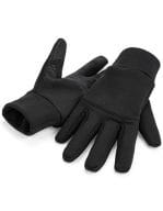 Softshell Sports Tech Gloves Black