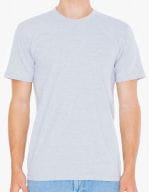 Unisex Fine Jersey T-Shirt Heather Grey