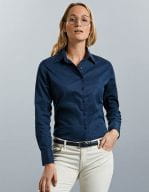 Ladies` Long Sleeve Classic Twill Shirt