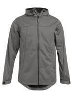 Men`s Hoody Softshell Jacket Light Grey (Solid)